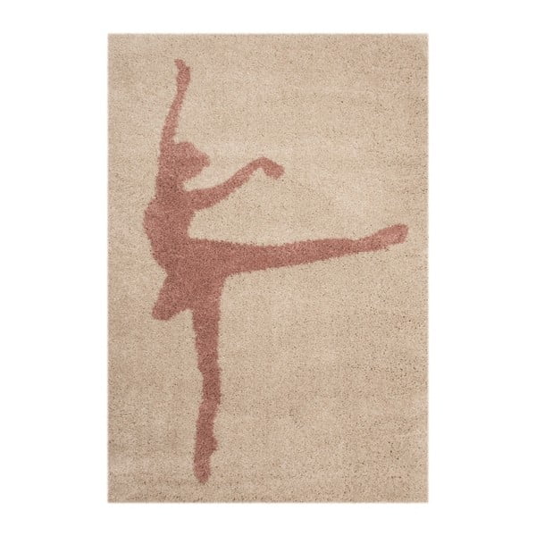 Rjava otroška preproga Zala Living Ballerina, 120 x 170 cm