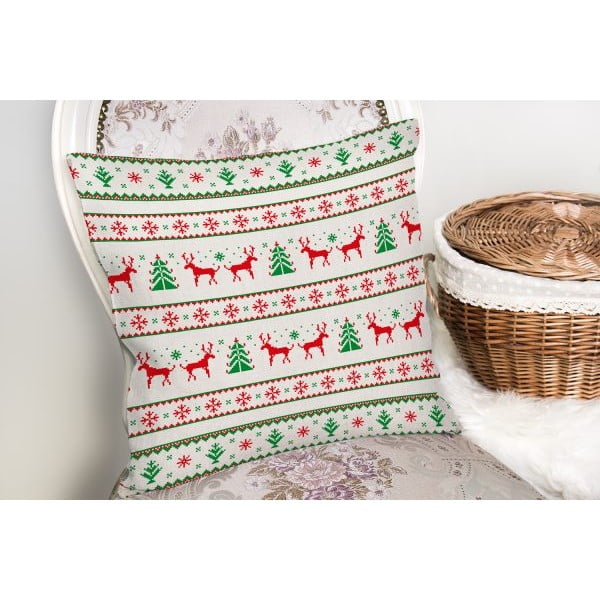 Prevleka za blazino z božičnim motivom 43x43 cm – Mila Home-image-1