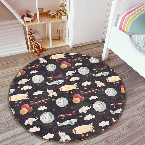 Otroška preproga ø 100 cm Comfort – Mila Home-image-3