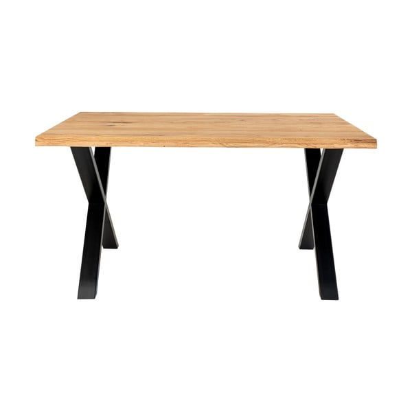 Jedilna miza z masivno hrastovo ploščo House Nordic Toulon, 140 x 95 cm-image-3