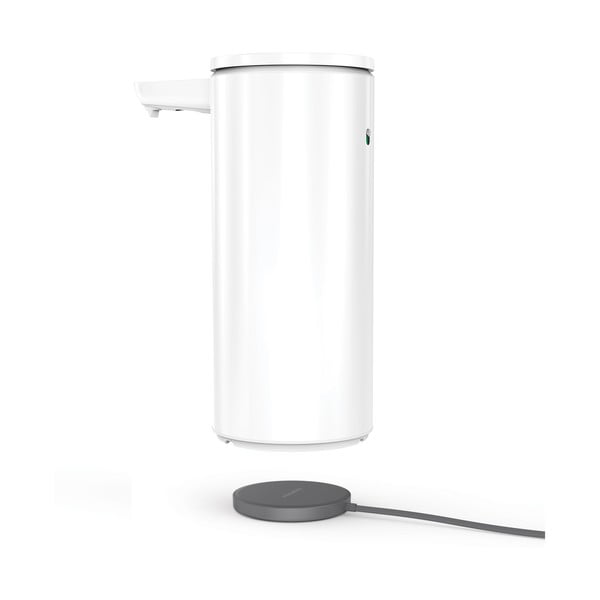 Bel kovinski avtomatski dozirnik za milo 414 ml – simplehuman-image-4