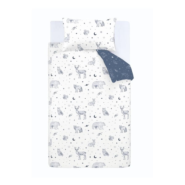 Enojna flanelna otroška posteljnina 135x200 cm Starlight Animals – Bianca