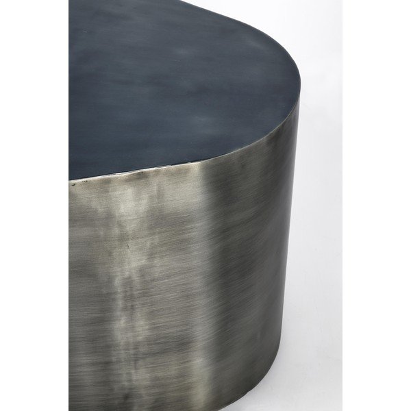 Antracitno sive kovinske mizice v kompletu 2 ks 59x60 cm Kalinda – Bizzotto-image-4