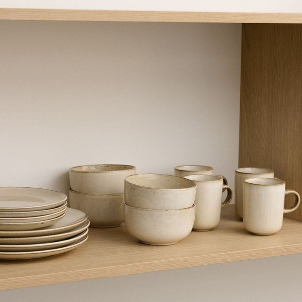 Jedilni servis 16 ks iz kamenine za 4 osebe Meridian – Salt&Pepper-image-1