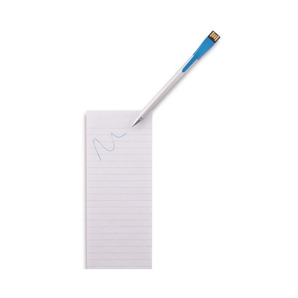 Pisalo z diskom USB Točka 4 GB, modra-image-2