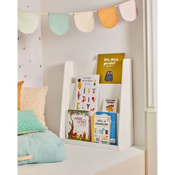 Bel otroški regal 59,5x69,5x23 cm Adiventina – Kave Home-image-2