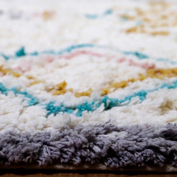 Pisana bombažna ročno izdelana preproga Nattiot Milko, 100 x 160 cm-image-1