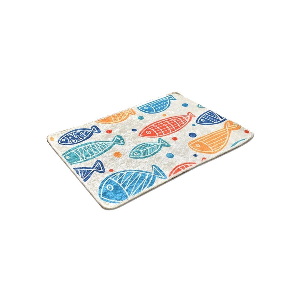Kopalniška preproga z motivom barvnih rib Foutastic Colour Fish, 60 x 40 cm