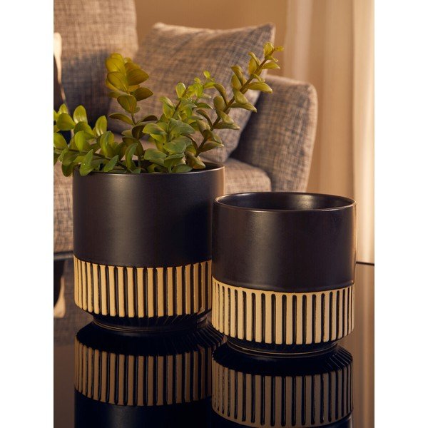 Okrasni cvetlični lonec iz kamenine ø 15 cm Kiso – Premier Housewares-image-1
