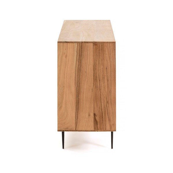 Svetlo rjava komoda iz akacijevega lesa Kave Home Delsie, 147 x 81 cm-image-3