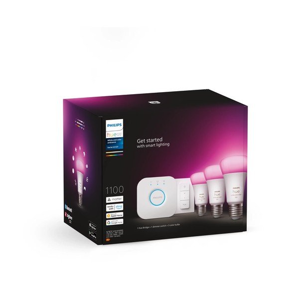 Pameten začetni komplet z žarnico E27, 11 W 5 ks White and color ambiance – Philips Hue-image-2