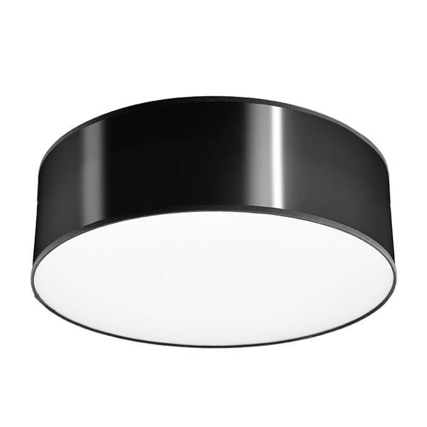 Črna stropna svetilka Sollux Atis