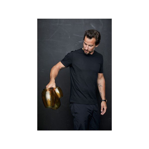 Vaza iz rumenega stekla Bitz Kusintha, ø 17,5 cm-image-2