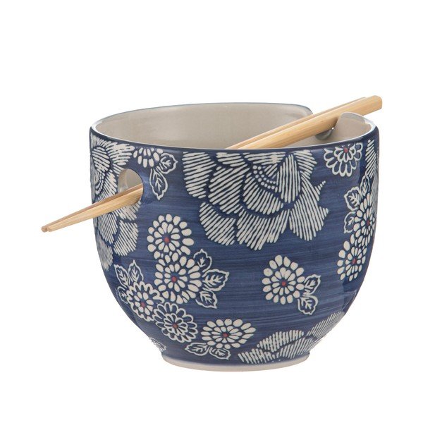 Temno modra skleda iz kamenine ø 14,5 cm Nara – Ladelle