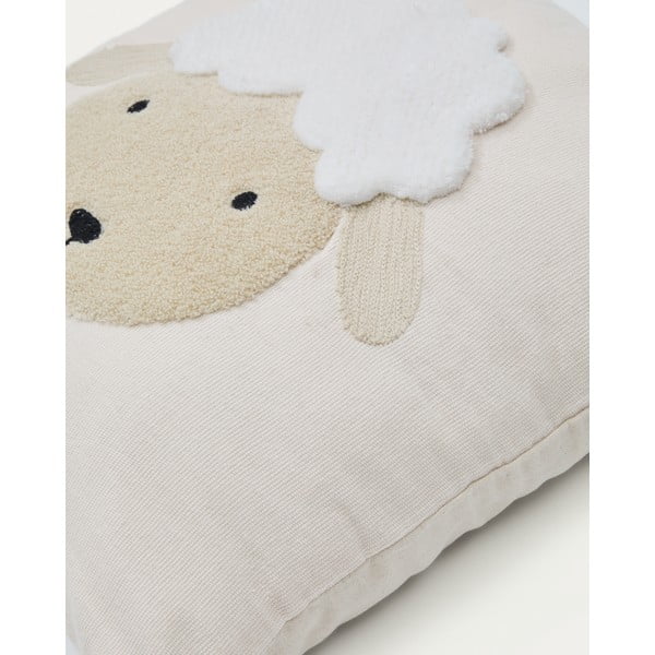 Bombažna otroška prevleka za blazino 45x45 cm Milu – Kave Home-image-3