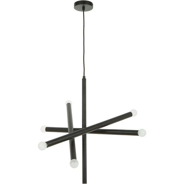Črna viseča svetilka Westwing Collection Sticks