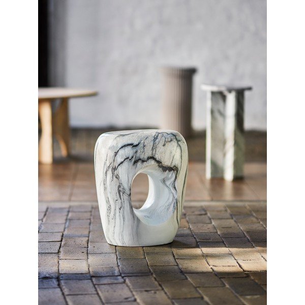 Lončena stranska mizica 31x39 cm Bard – Bloomingville-image-1