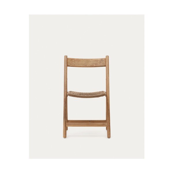 Leseni vrtni stol v naravni barvi Dandara - Kave Home-image-4