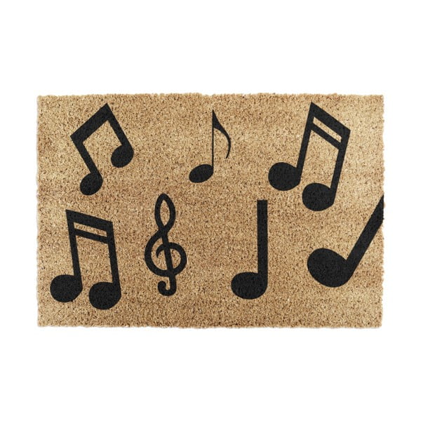 Predpražnik iz kokosovih vlaken 40x60 cm Music Notes – Artsy Doormats