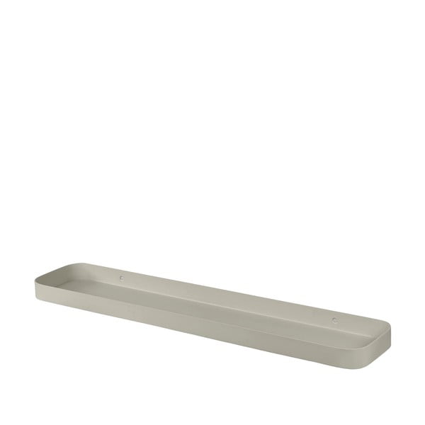 Svetlo siva jeklena stenska kopalniška polica Carry – Mette Ditmer Denmark