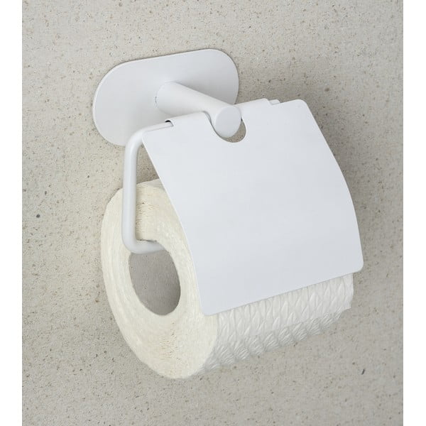 Belo držalo za toaletni papir iz nerjavečega jekla z namestitvijo brez vrtanja Orea – Wenko-image-1