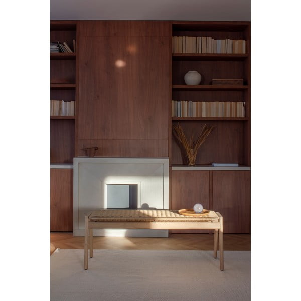 Klop v naravni barvi Klupa – Gazzda-image-1