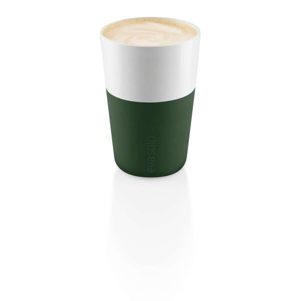 Bele/zelene porcelanaste skodelice v kompletu 2 ks 350 ml – Eva Solo
