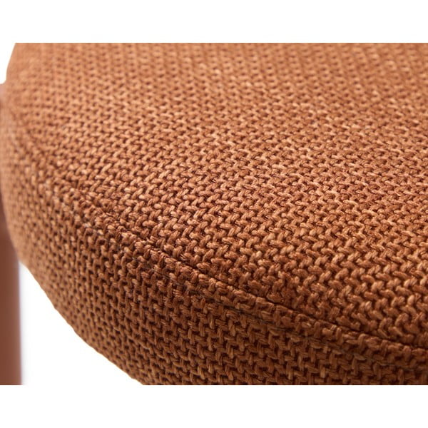 Kovinski stolček v barvi terakote Pelican – Unique Furniture-image-4