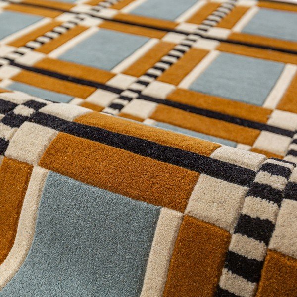 Ročno tkana volnena preproga 140x200 cm Quadro Wool – Flair Rugs-image-3
