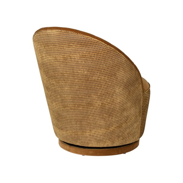 Rjav žametni fotelj Dutchbone Madison-image-2