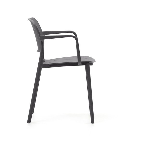 Siv plastičen vrtni stol Morella – Kave Home-image-4