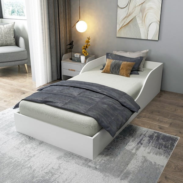 Bela postelja 90x190 cm Oya – Kalune Design-image-1