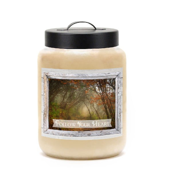 Dišeča sveča v kozarcu z arašidovim sladkim maslom Goose Creek, čas gorenja 150 ur