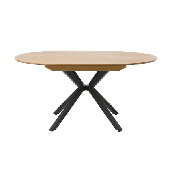 Okrogla raztegljiva jedilna miza z dodatno ploščo ø 120 cm Cesura – Unique Furniture-image-1