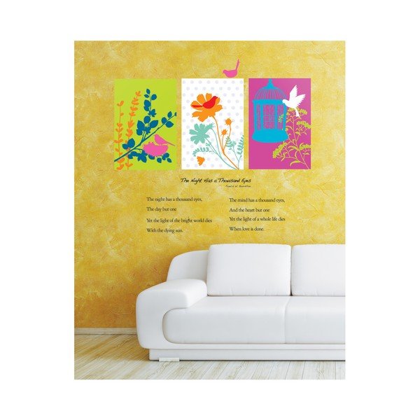Ambiance Grafični cvet nalepke-image-2
