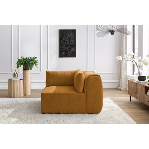 Gorčično rumen modul za sedežno garnituro Jeanne – Bobochic Paris-image-1