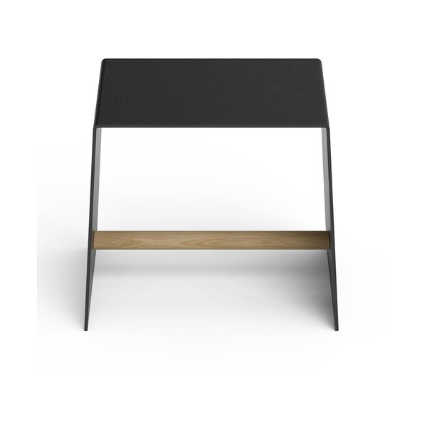 Črn kovinski stolček Bull – LIND DNA