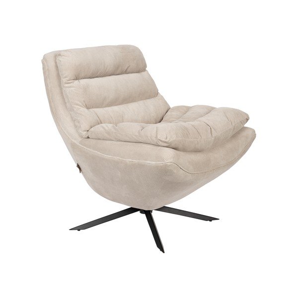 Bel žameten fotelj Vince – Dutchbone