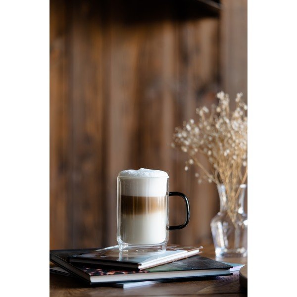 Steklene skodelice v kompletu 2 ks 350 ml Carbon – Vialli Design-image-4