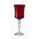 Komplet 6 rdečih kozarcev za vino Crystalex Extravagance, 300 ml