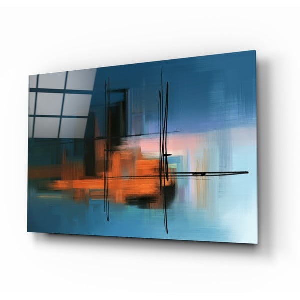 Steklena slika Insigne Abstract Silhuette, 110 x 70 cm