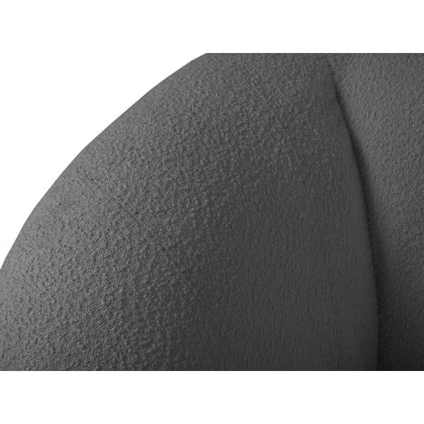 Siva sedežna garnitura iz tkanine bouclé 230 cm Essen – Cosmopolitan Design-image-1