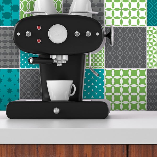 Komplet 15 dekorativnih stenskih nalepk Ambiance Sofia, 15 x 15 cm-image-3