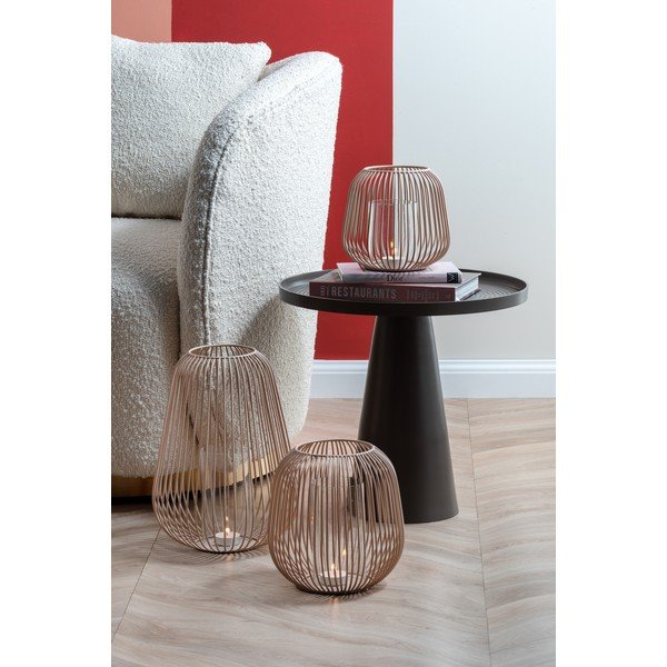 Svetlo rjava namizna svetilka PT LIVING Lantern, višina 21 cm-image-3