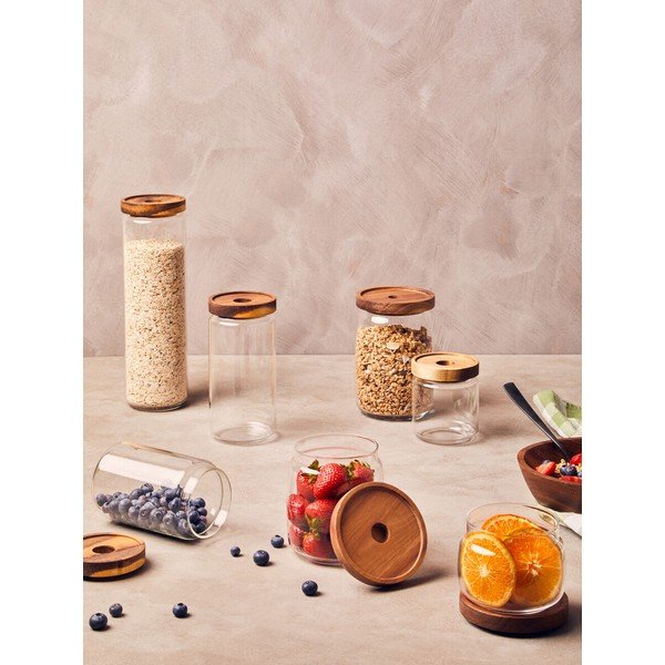 Steklena posoda za shranjevanje za živila Tromso – Premier Housewares-image-2