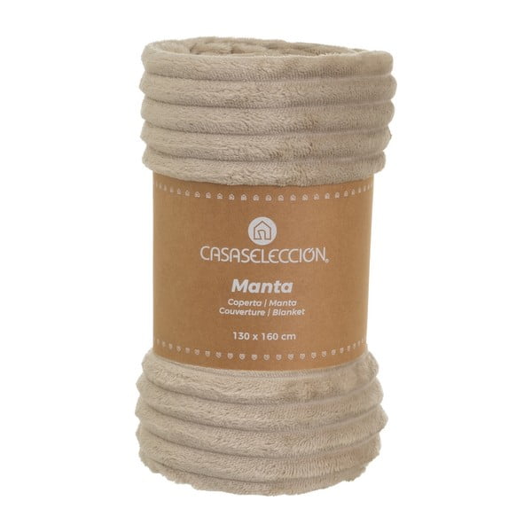 Rjava odeja iz mikropliša 130x160 cm Fur Velvet – Casa Selección-image-4