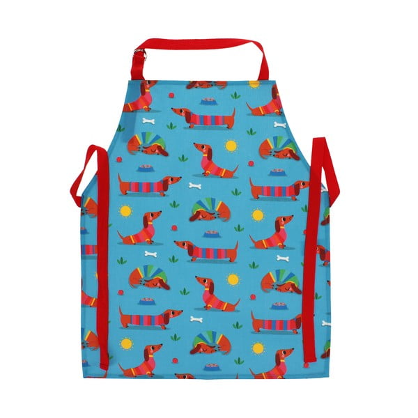 Bombažen otroški predpasnik Sunny Sausage Dog – Rex London