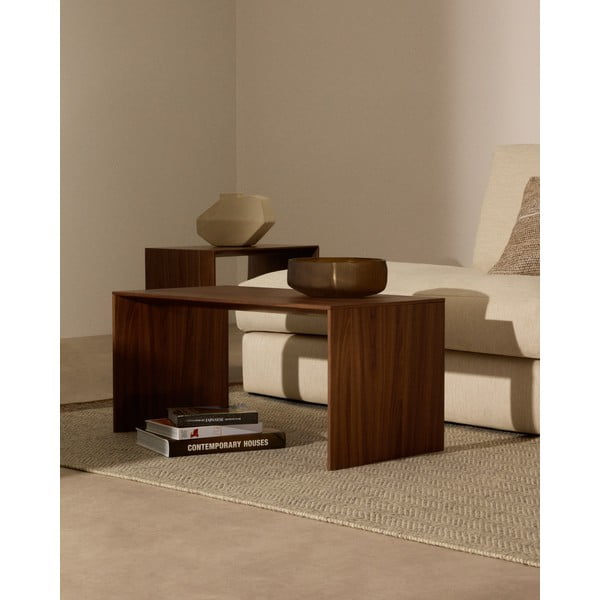 Stranska mizica v orehovem dekorju 40x55 cm Litto – Kave Home-image-3