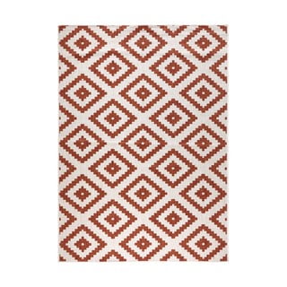 Rjavo-krem zunanja preproga NORTHRUGS Malta, 80 x 150 cm