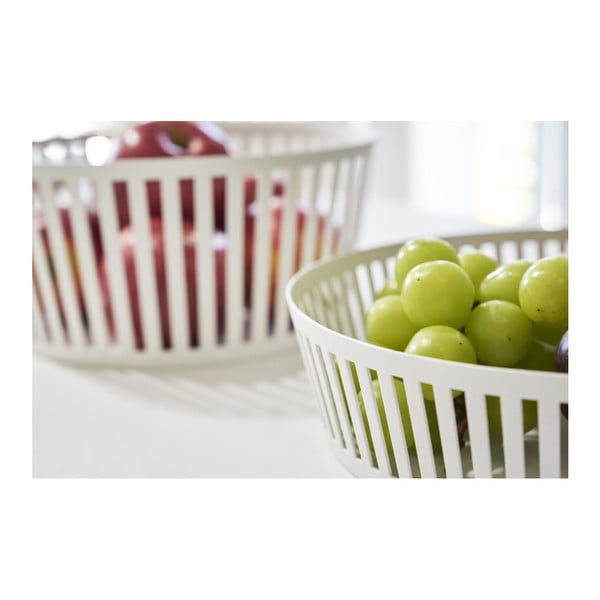 Bela skleda za sadje YAMAZAKI Tower, ⌀ 21,5 cm-image-1